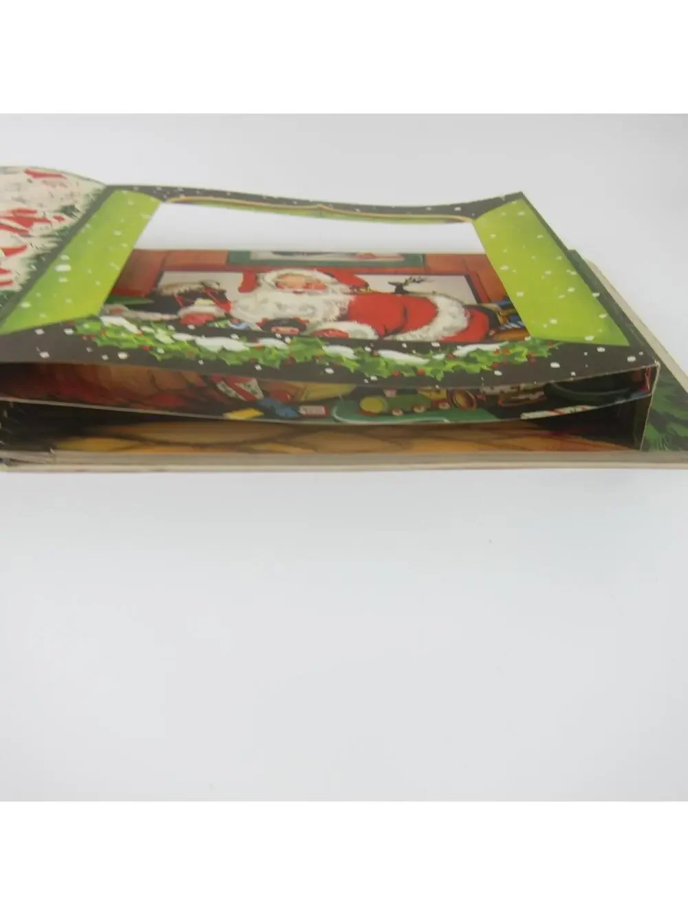 Vintage Christmas on Stage Pop Up Book Charlot Byi Children's Spiral Bound 1950